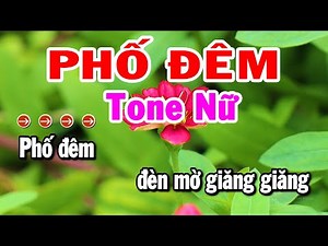 Karaoke Phố Đêm Tone Nữ Nhạc Sống Dễ Hát Beat Chuẩn 2025 | Karaoke Tuyển Chọn