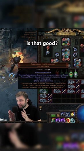 PoE 3.28 Tatiantel2 Rolls His Mirage Belts !