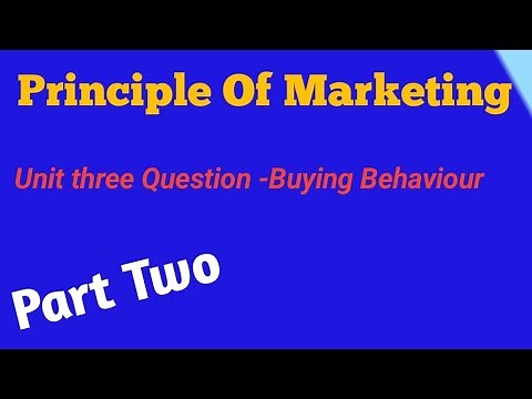 principle of marketing mid exam(unit three question)