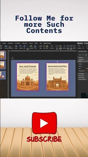 Hover Effect in PowerPoint Slides #hovereffect #powerpoint #illustrator #design #howtodesign