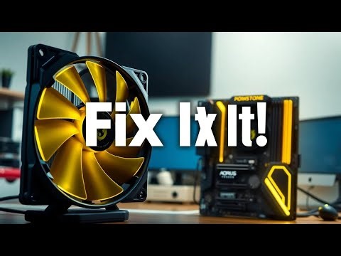 How To Fix The System Has Detected That A Cooling Fan Is Not Operating Correctly.