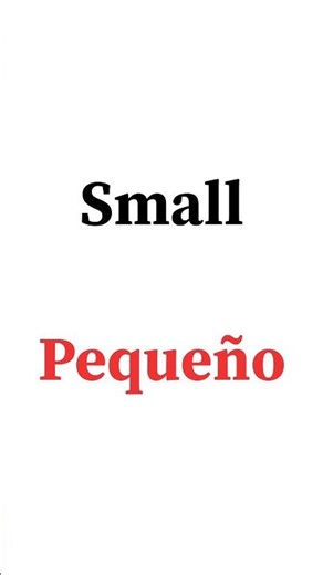 Spanish for Beginners: Big vs Small, Hot vs Cold #spanish #globallingo