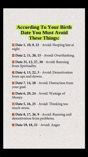 What Your Birth Date Says You MUST Avoid Shocking Facts You Didn’t Know
