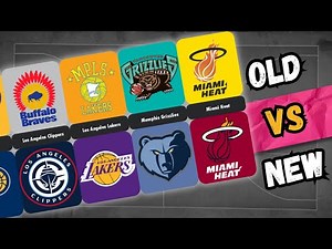 NBA Team Logos - Then and Now