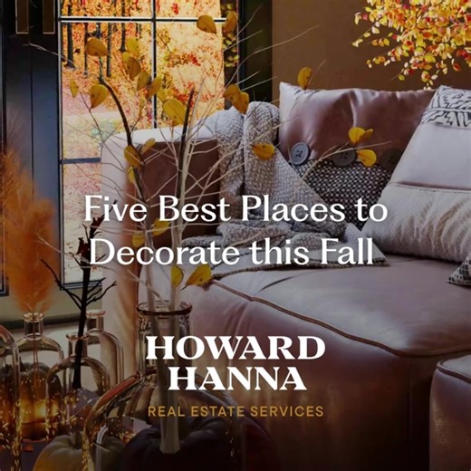 Five key areas you don’t want to miss when decorating your home this fall season! 🏠🍂 #HowardHanna #FallDecor | Howard Hanna New York