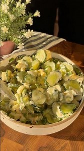The BEST high-protein cucumber salad you'll ever make! 🥒