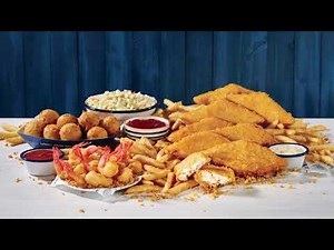 Fish & Shrimp Feast with Cheese Bites