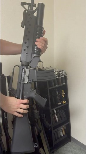 We-Tech M16A1 + M203 GBB #m16a1 #M16 #M203 #GBB #ガスガン #wetech