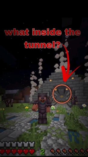 What's HIDDEN Inside MINECRAFT Tunnel?