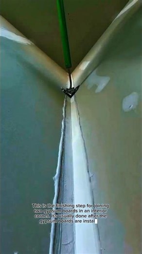 Professional Drywall Inside Corner Taping & Finishing | Perfect Sharp Corners Technique USA Standard