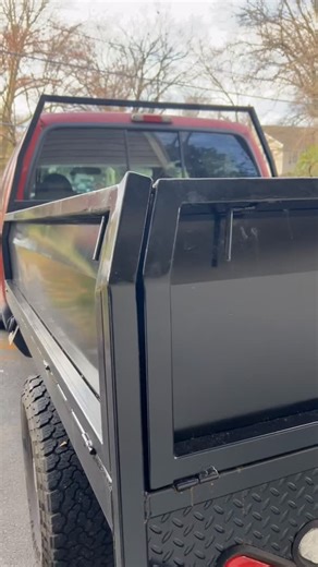 Wade Development Group on Instagram: "Custom steel F250 utility bed not finished yet!"