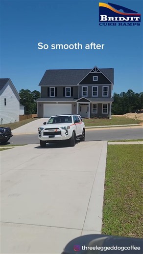 Smooth out your driveway transition with BRIDJIT Curb Ramps! 🚗💨