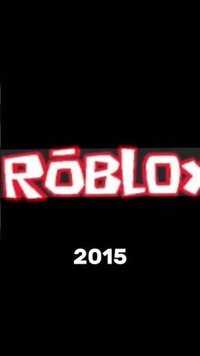 Evolution of Roblox logo￼