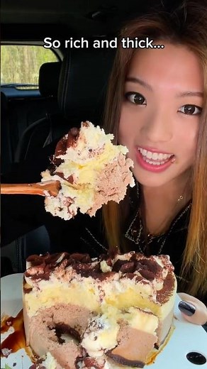 POV You thought it was a regular cake but… #food #eating #cake #mukbang #asmr