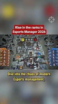 In Esports Manager 2026, you control every facet of your franchise. Presented by ‪@join_indie_io‬