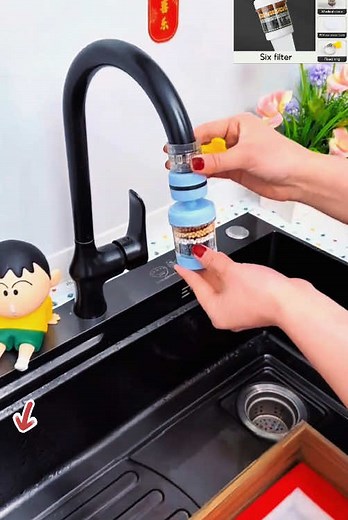 The faucet filter is very useful. Click the yellow basket to buy it. I have sold a lot of this one. It is of good quality and cheap.#fyp #froyou #goothing #titokshop #kitchen