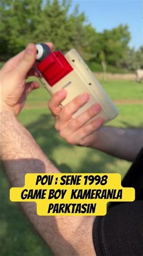 Sene 1998 Game Boy Camera ile 4 Piksel Mutluluk!! #shorts