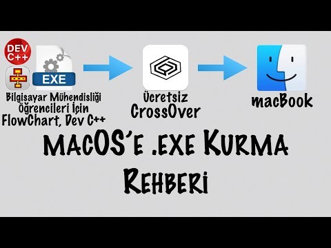 Mac Cihazlara Ücretsiz CrossOver Kurma Rehberi (MacBook'a .exe Nasıl Kurulur?) (FlowChart, Dev C++)
