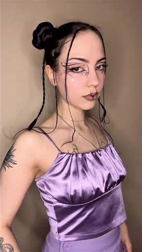 Futuristic Makeup Tutorial #makeup #creativestyle #makeuptutorial #creativecontentcreator