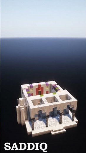 Mosque | Surah AN-NAS | Minecraft Masjid | Building ideas | Minecraft Timelapse #saddiqmuslim