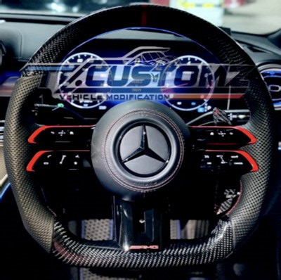 Mercedes Benz Custom Carbon LED Steering Wheel - Customise Yours With Us Now! | eBay