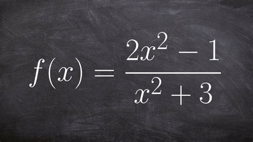 Identify asymptotes and intercepts of a rational function