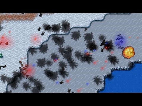 BIG ICY BATTLE - C.I.S Vs G.A.R - Rusted Warfare - Star Wars: Galactic Warfare Mod