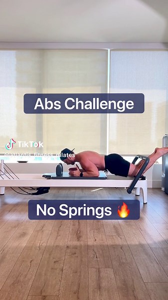 💪 Reformer Abs Challenge ——— You WILL feel your abs!!! 🔥 Playing around with some advanced core exercises on the reformer and gave this no springs variation a go. After just a few my body was on fire and I was dripping sweat! 🥵 ——— 🏷️ Give it a go and tag me in your video How many do you think you could do? #abschallenge #advancedpilates #coreexercises #sandiegopilates