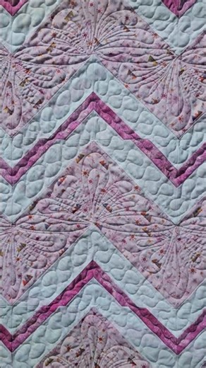 Love this Pink Chevron Quilt? I'll show you how to make it!