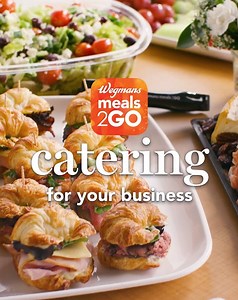 Corporate catering with delicious options that feed 10 to 1,000 people on Meals 2GO. | Wegmans