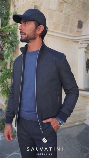 Minimal luxury meets effortless motion: refined Salvatini FW 25/26 look 🍂❄️