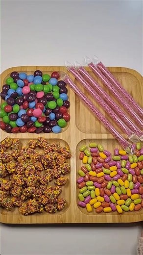 Filling platter with Nerds candy 😍🍬