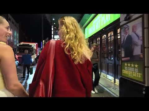 Soho London Walk at Night 🎥 Unreal Energy in 4K