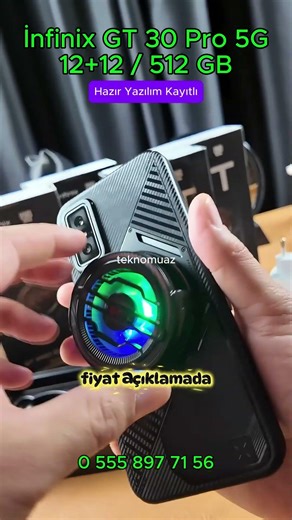 Infinix GT 30 Pro 5G 12+12 / 512 GB 🔥 Tekno Muaz