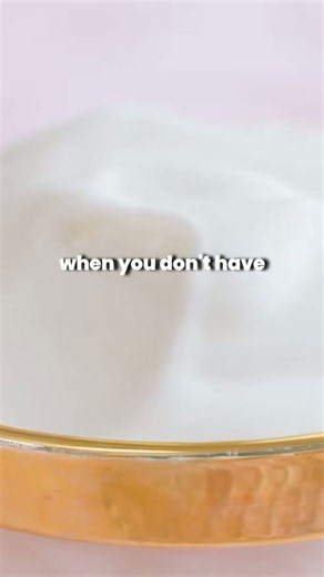 Ran out of heavy cream?