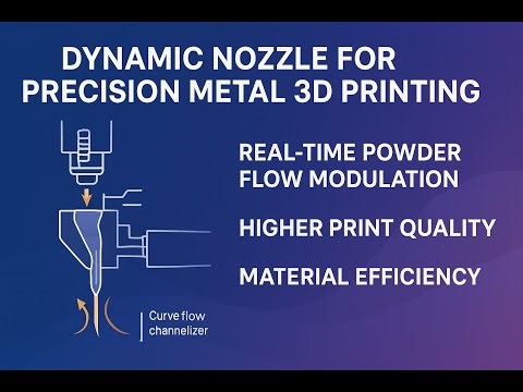 Revolutionizing Metal 3D Printing: Next Gen Dynamic Nozzle for Precision LDMD