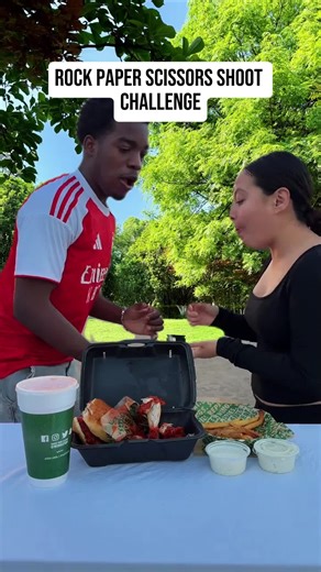Food challenge! Rock paper scissor shoot.