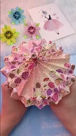 DIYDIY Mini Paper Umbrella 🌂 | Easy & Beautiful Handmade Craft Tutorial