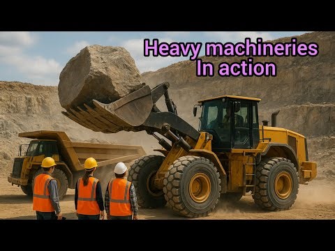 Heavy Loader in Action – Massive Rock Loading!