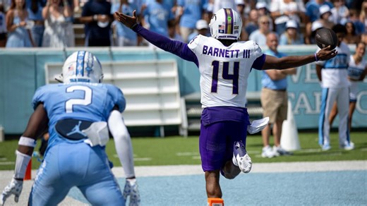 Former Grimsley quarterback Alonza Barnett III leads James Madison to win over UNC