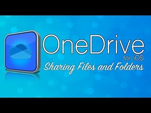 How to Share Files and Folders using OneDrive on an iPhone