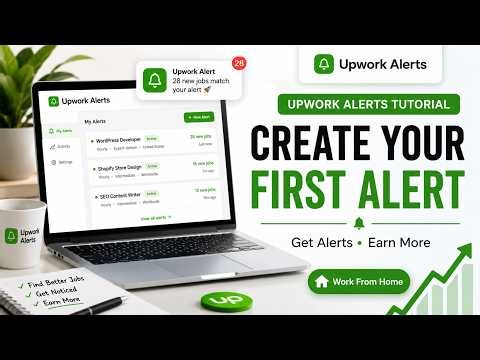 How to Get Instant Upwork Job Alerts | UpworkAlerts Complete Tutorial for Freelancers