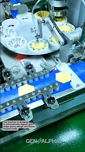 Automatic Flower Shaped Pastry Depositor #manufacturing