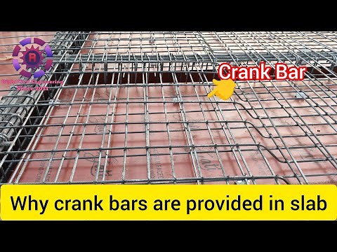 Crank Bars in Slab | How to provide crank in slab | Bent-up Bar in Slab #slabreinforcement