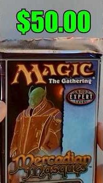 MTG Mercadian Masques Vintage Pack Opened! #MTG #MagicTheGathering #MTGCommunity #packopenings