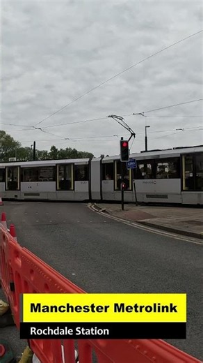 Manchester Metrolink Tram at Rochdale Station