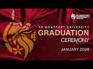 DMU Graduations Wednesday 21 January 10am