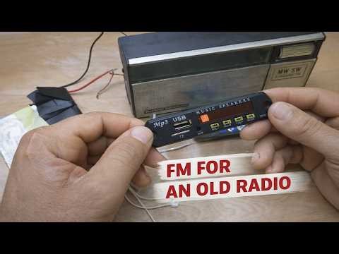 This Old Radio Had No FM… So I Upgraded It with Bluetooth & USB