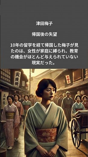 津田梅子 – 日本初の女性教育者の軌跡 偉人たちの生涯 #偉人#5000札 #津田塾大学