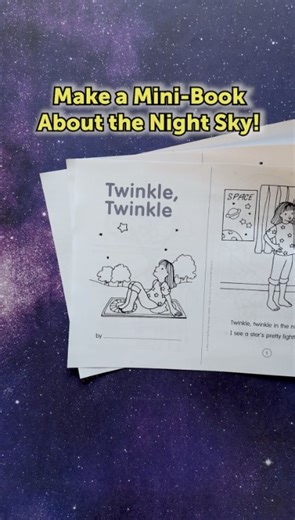 This mini-book will leave your students with stars in their eyes 🤩 Log in or start a free trial to Scholastic Teachables now: https://bit.ly/3FJJYrZ | Scholastic Teachers